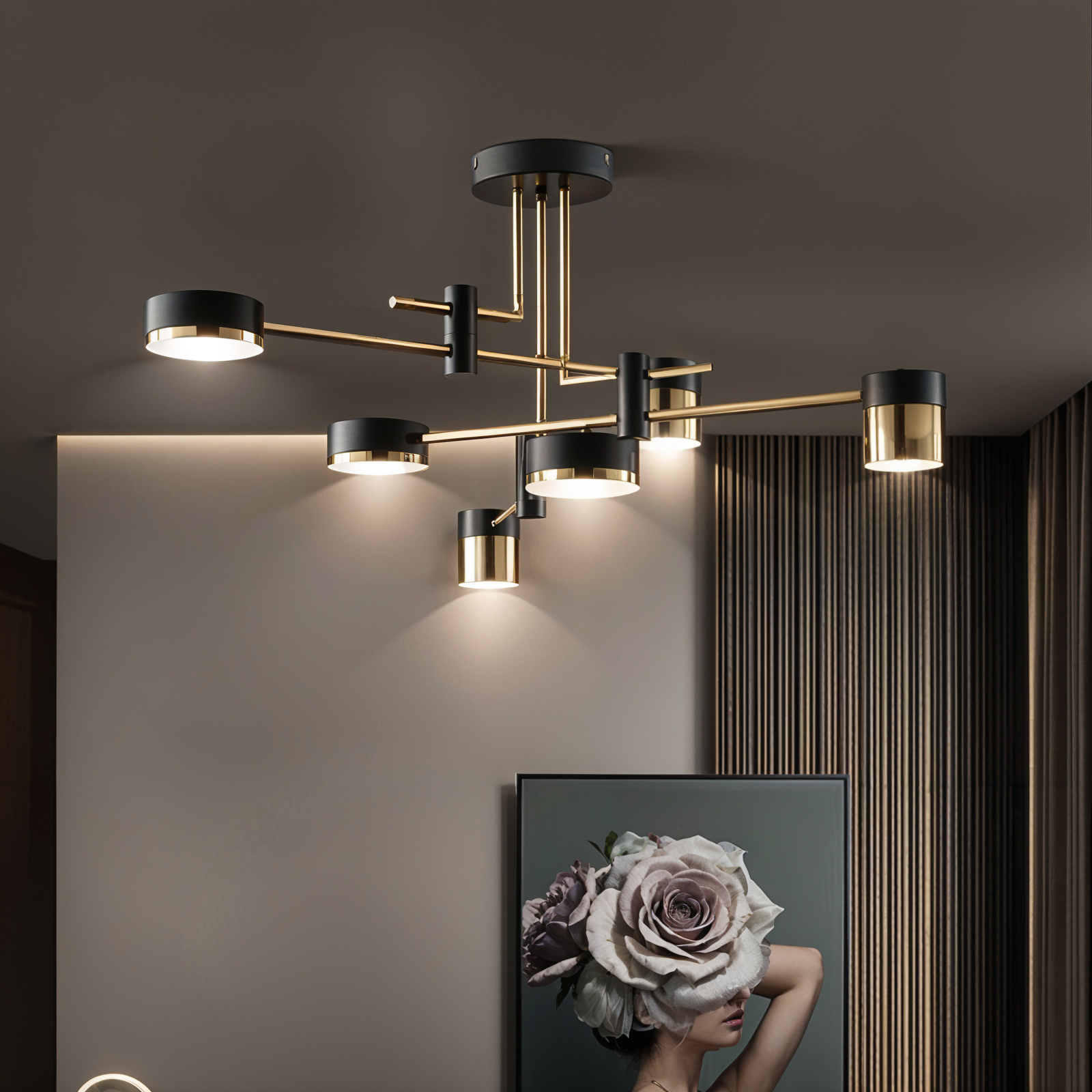 Solar Arc Chandelier