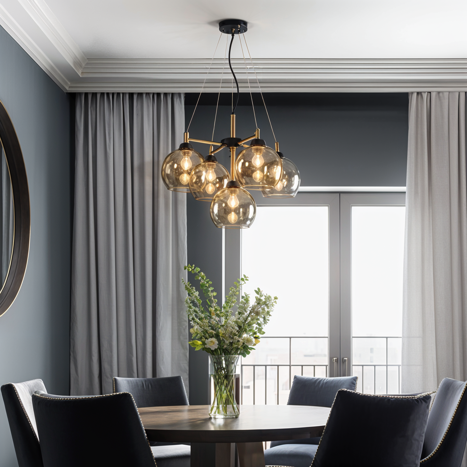 Lunar Halo Chandelier