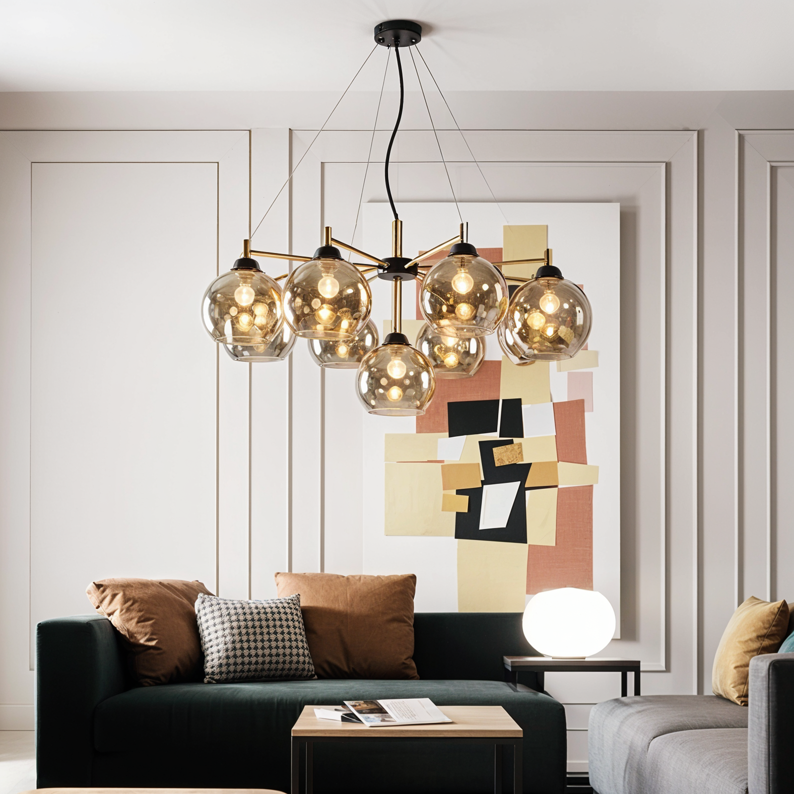 Lunar Halo Chandelier
