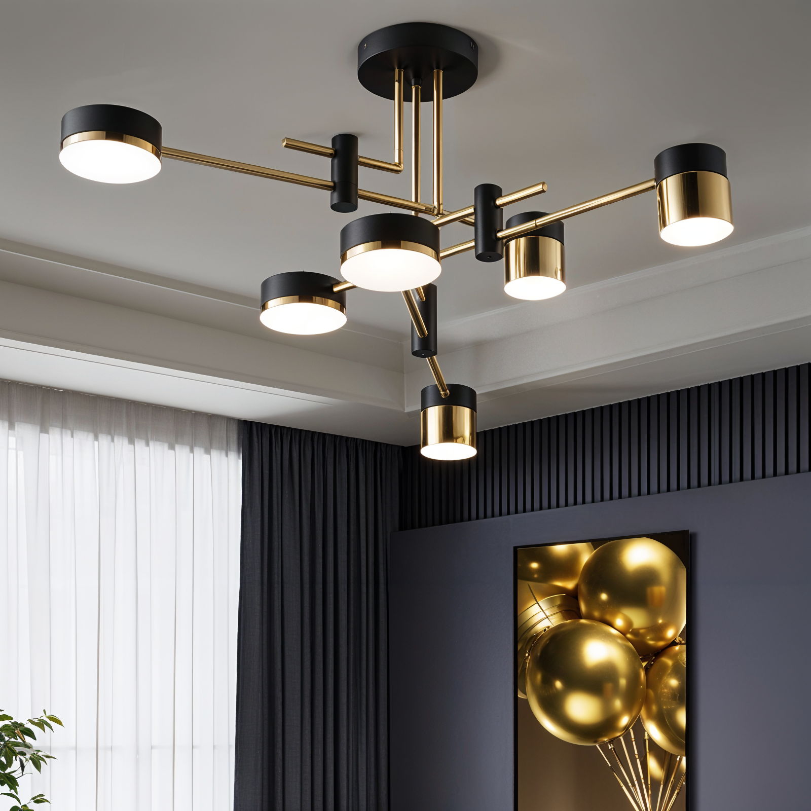 Solar Arc Chandelier