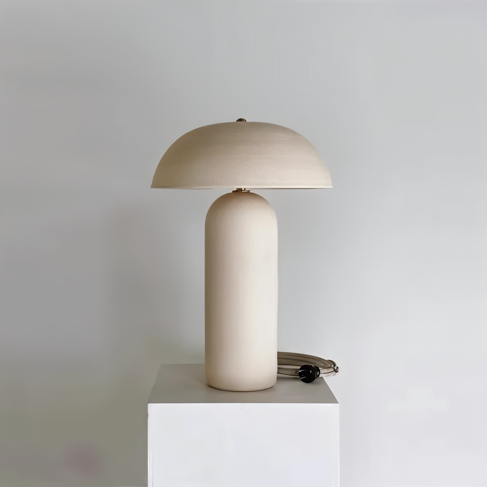 Mushroom Stone Table Lamp