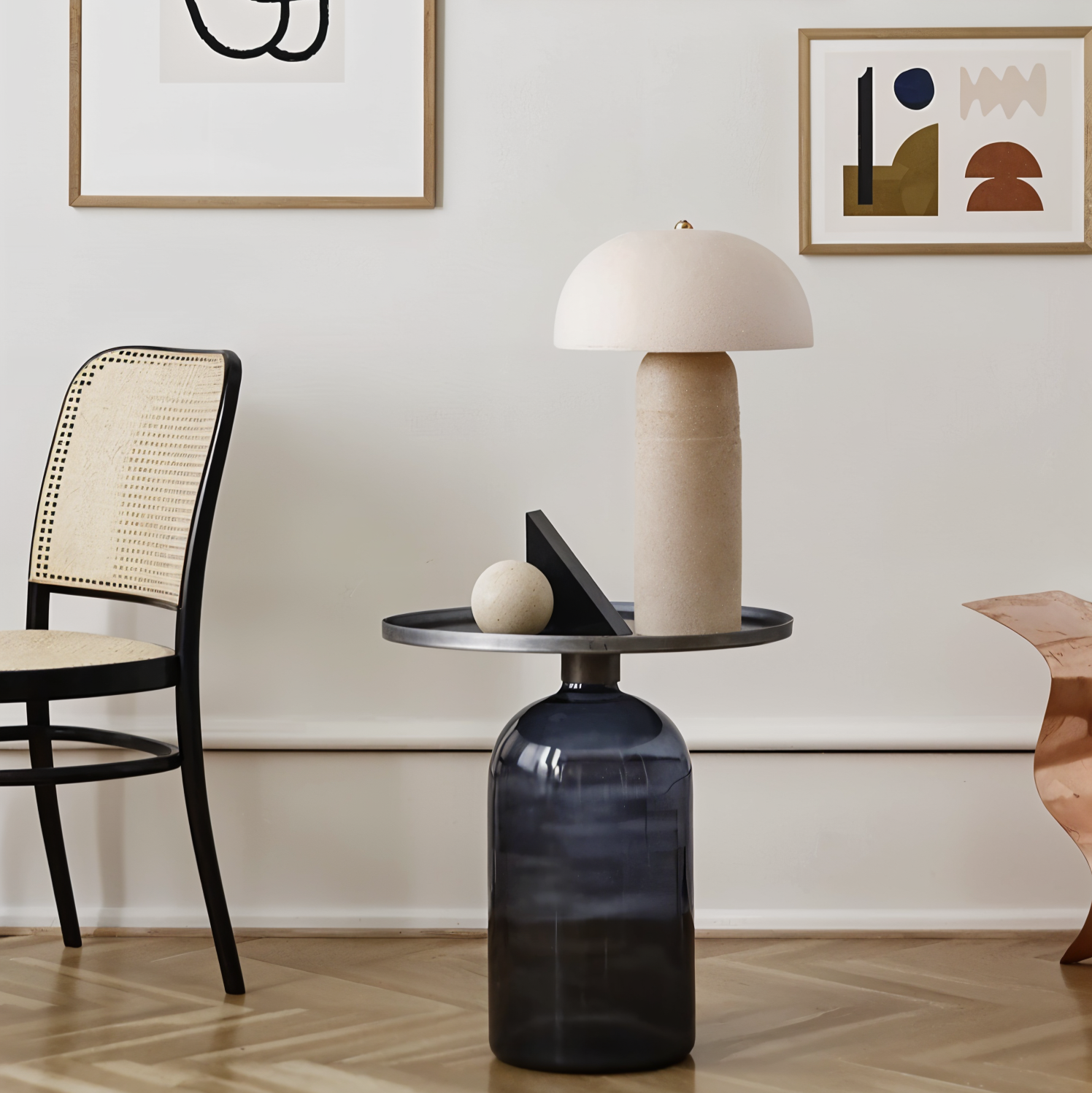 Mushroom Stone Table Lamp