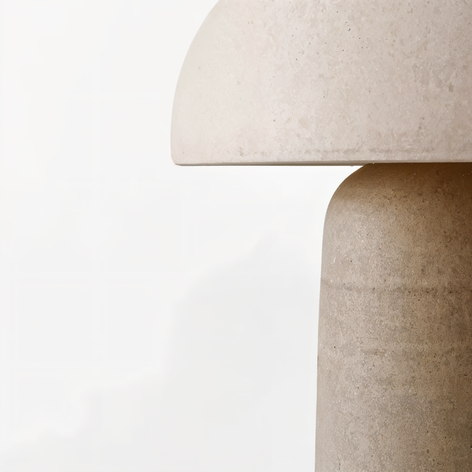 Mushroom Stone Table Lamp