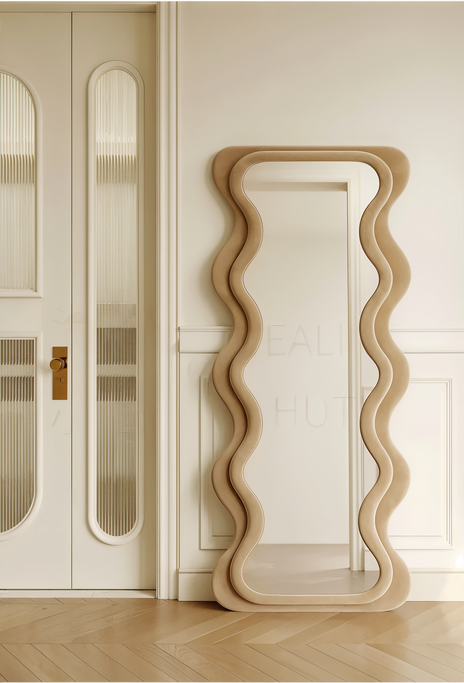 WaveForm Beige Mirror