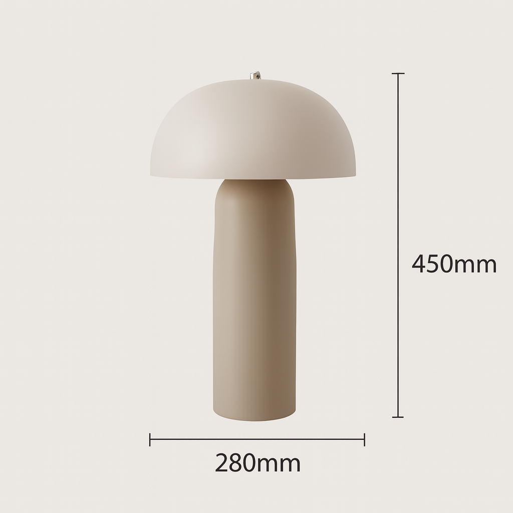 Mushroom Stone Table Lamp