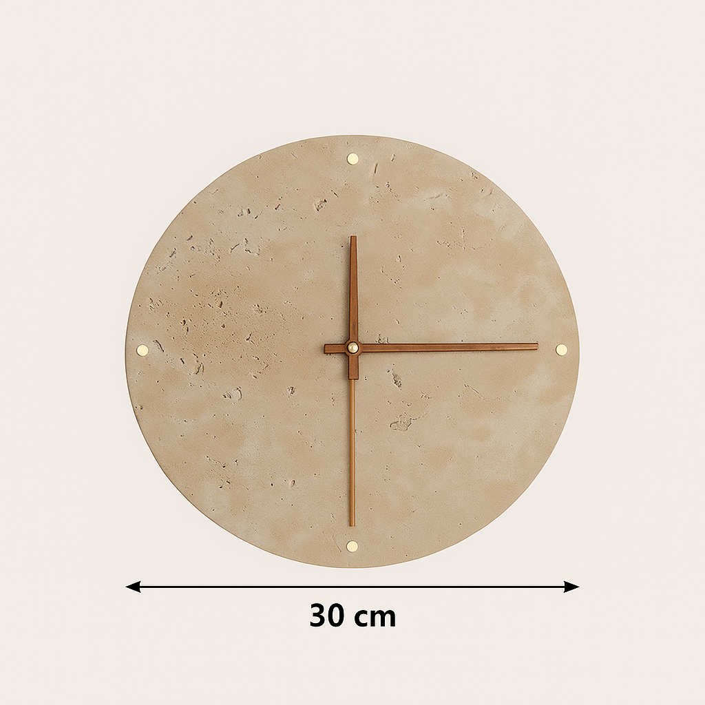 Solstice Crest Clock Wall Sconce