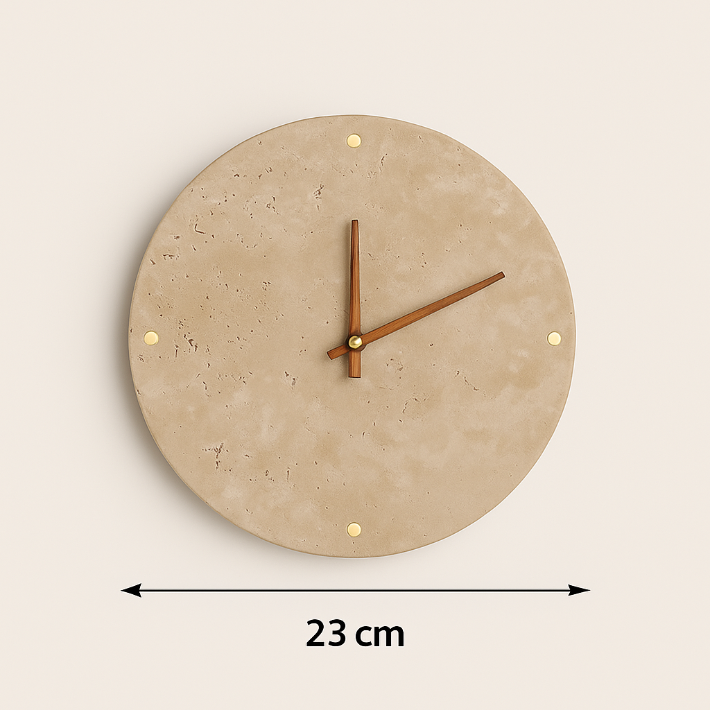Solstice Crest Clock Wall Sconce