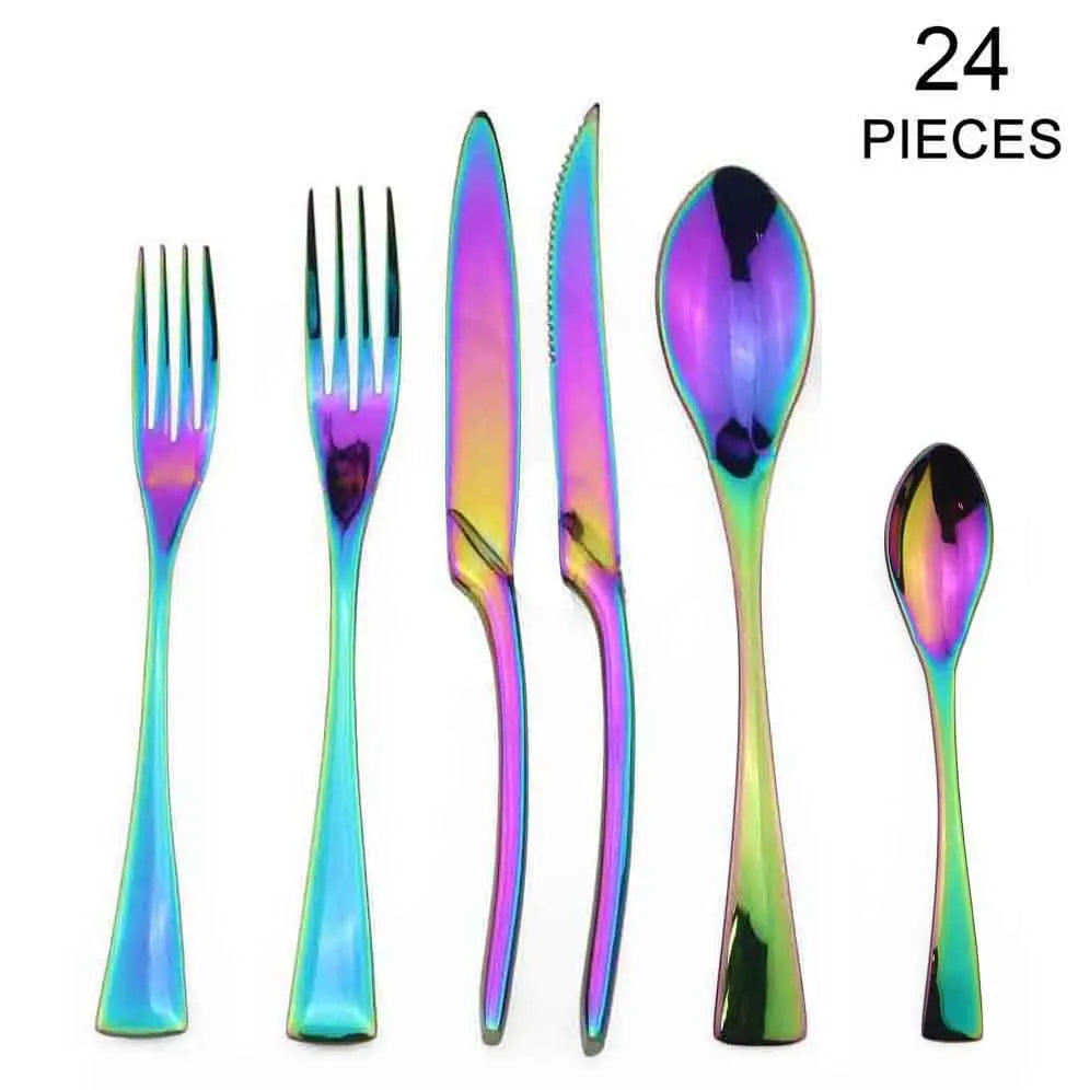 Nocturne Steel Dinnerware Set