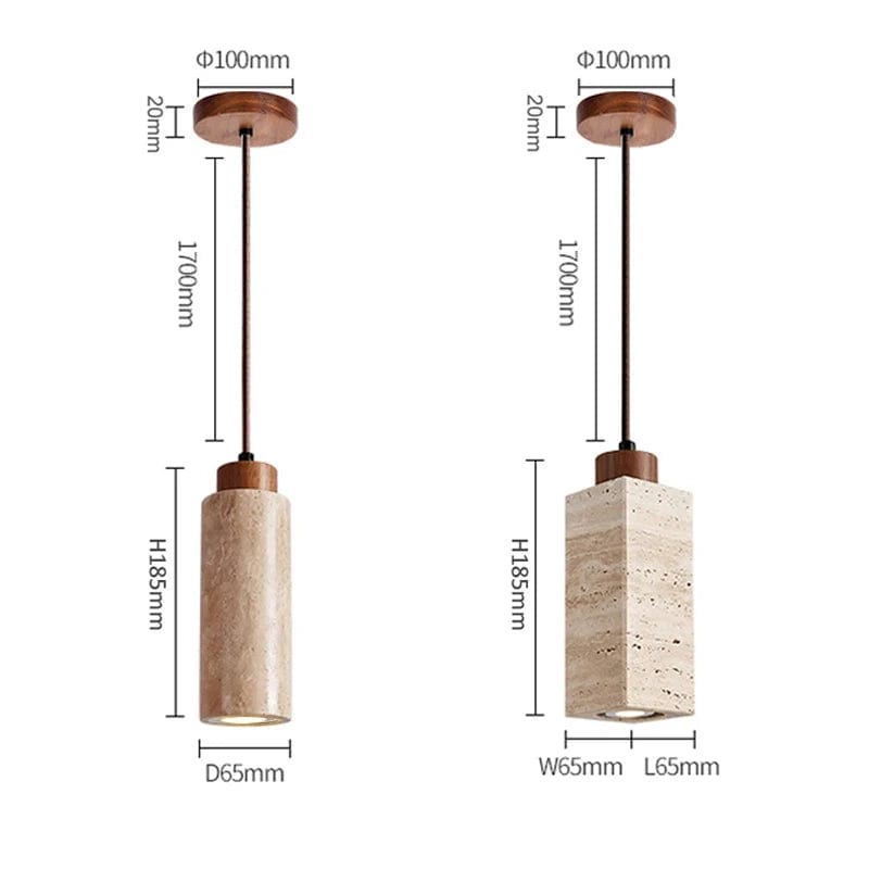 Zen Stone Pendant Lamp