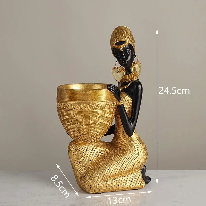 Tribal Woman Sculpture
