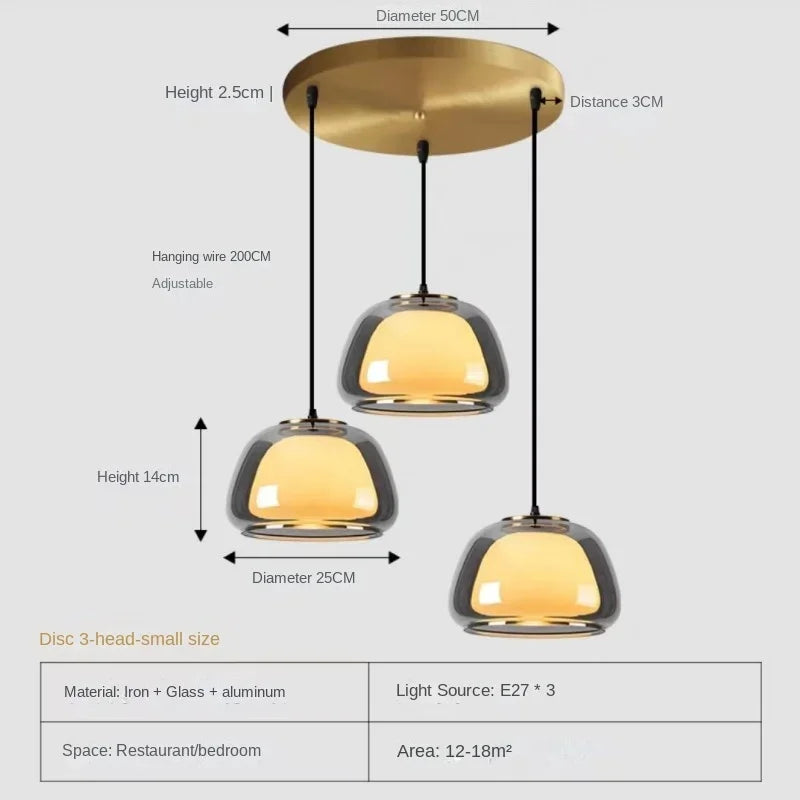 Radiant Moon Pendant Lamp