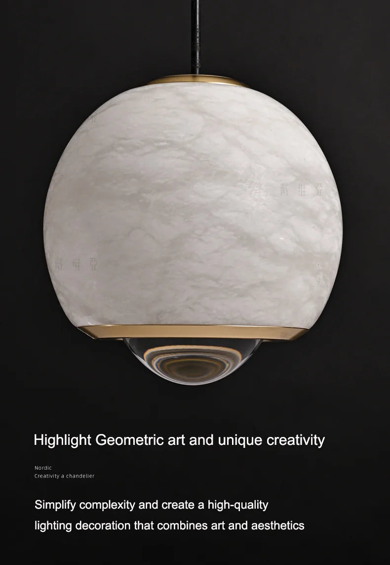 Moonlit Veil Pendant Lamp