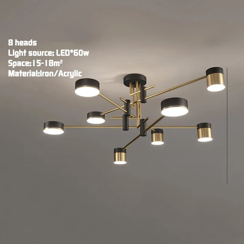 Solar Arc Chandelier