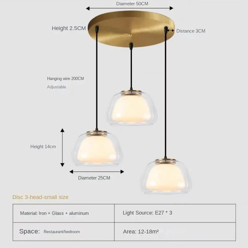 Radiant Moon Pendant Lamp