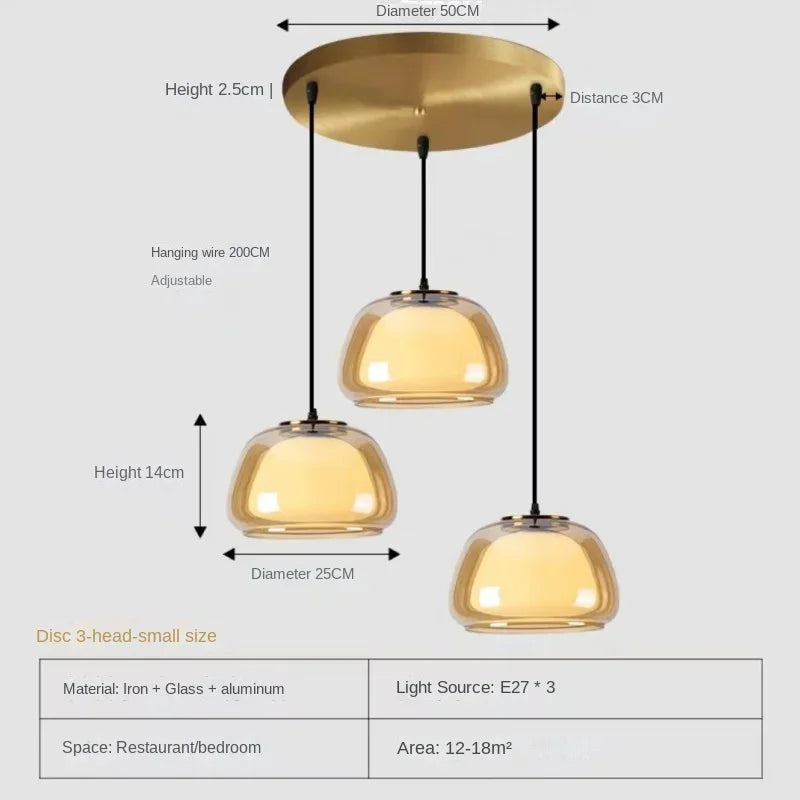 Radiant Moon Pendant Lamp