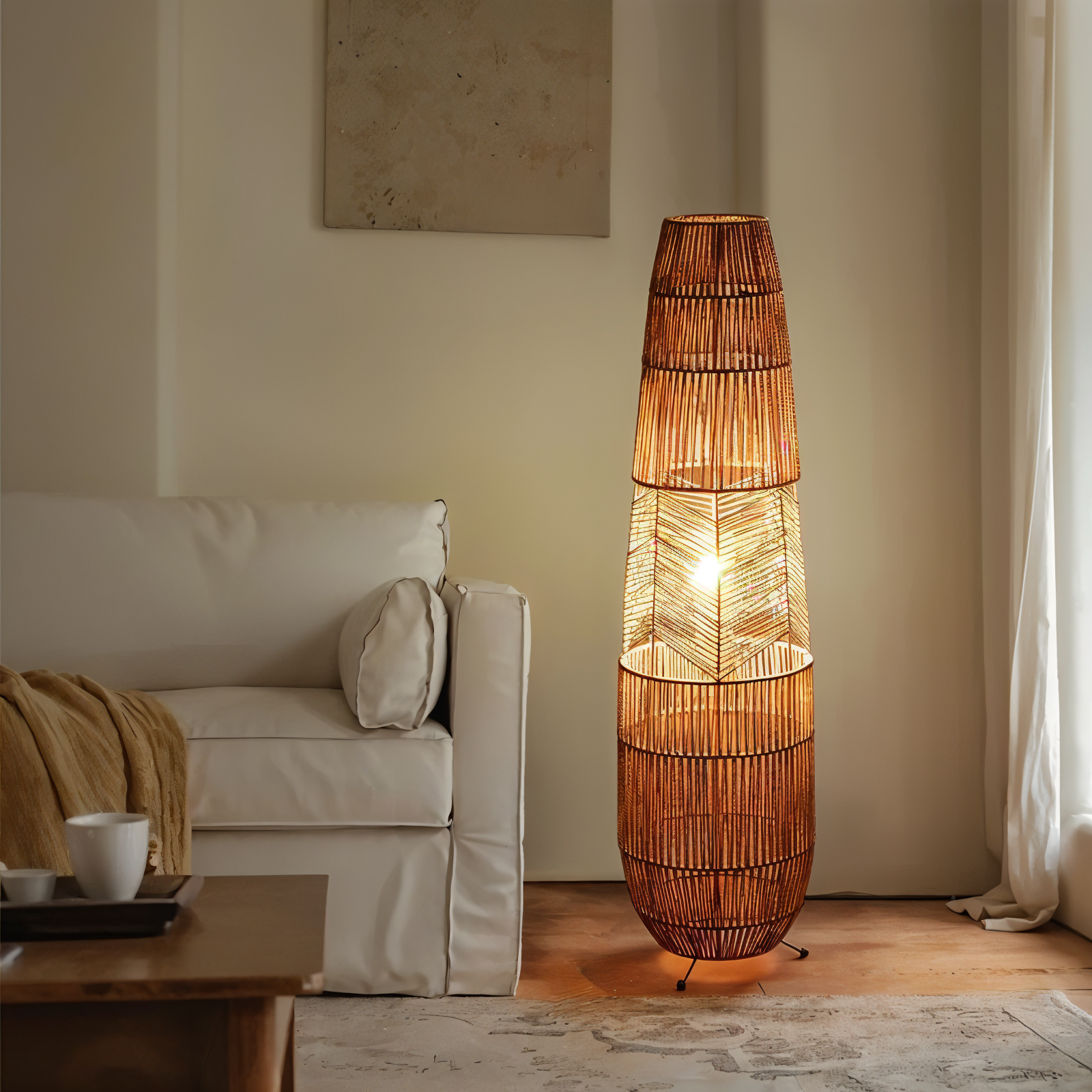 Sol Weave Floor Lamp