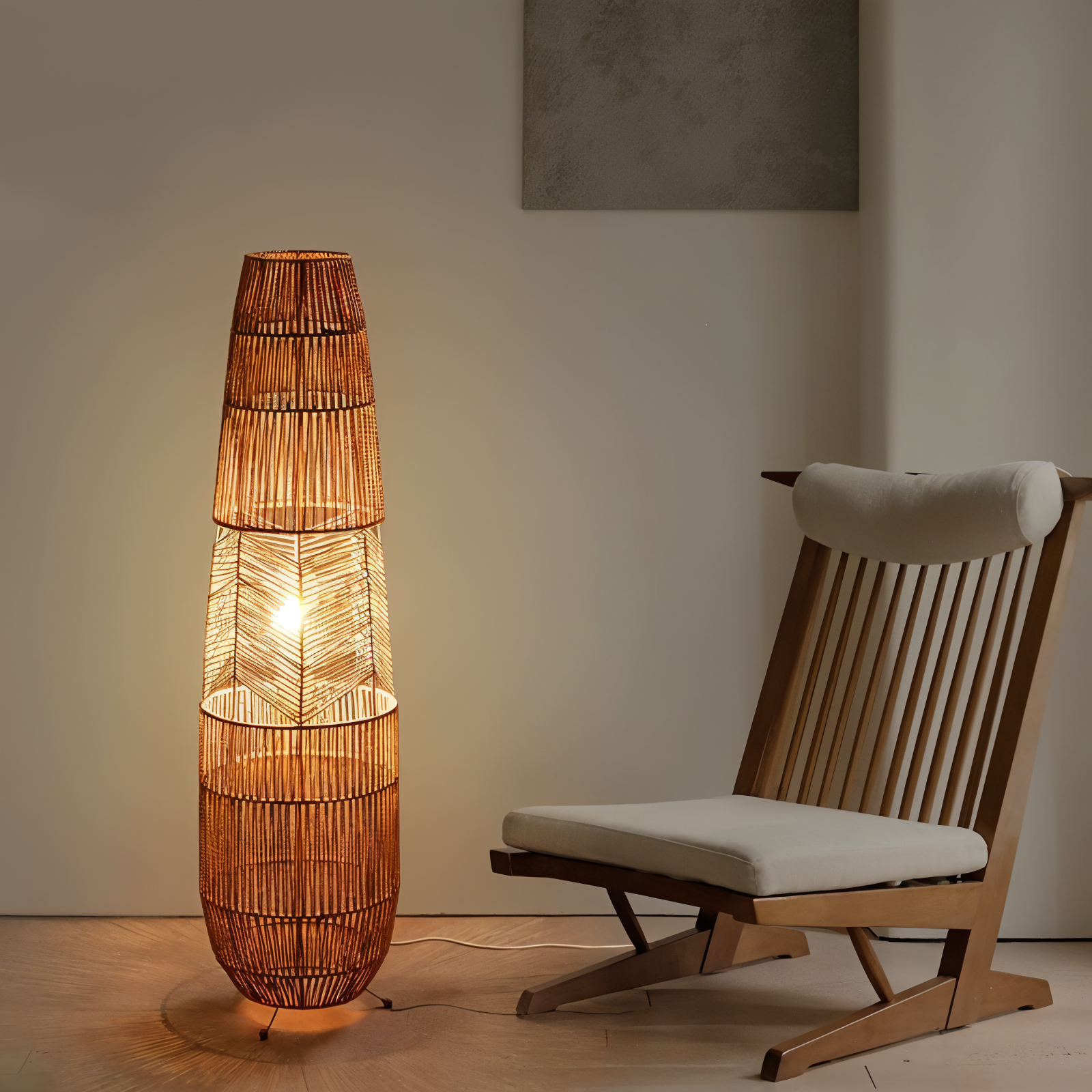 Sol Weave Floor Lamp