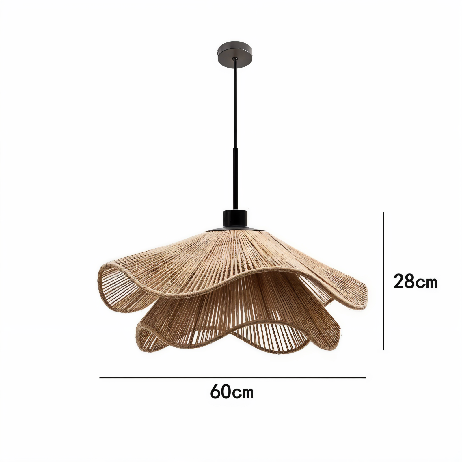 Lustrous Halo Pendant Lamp
