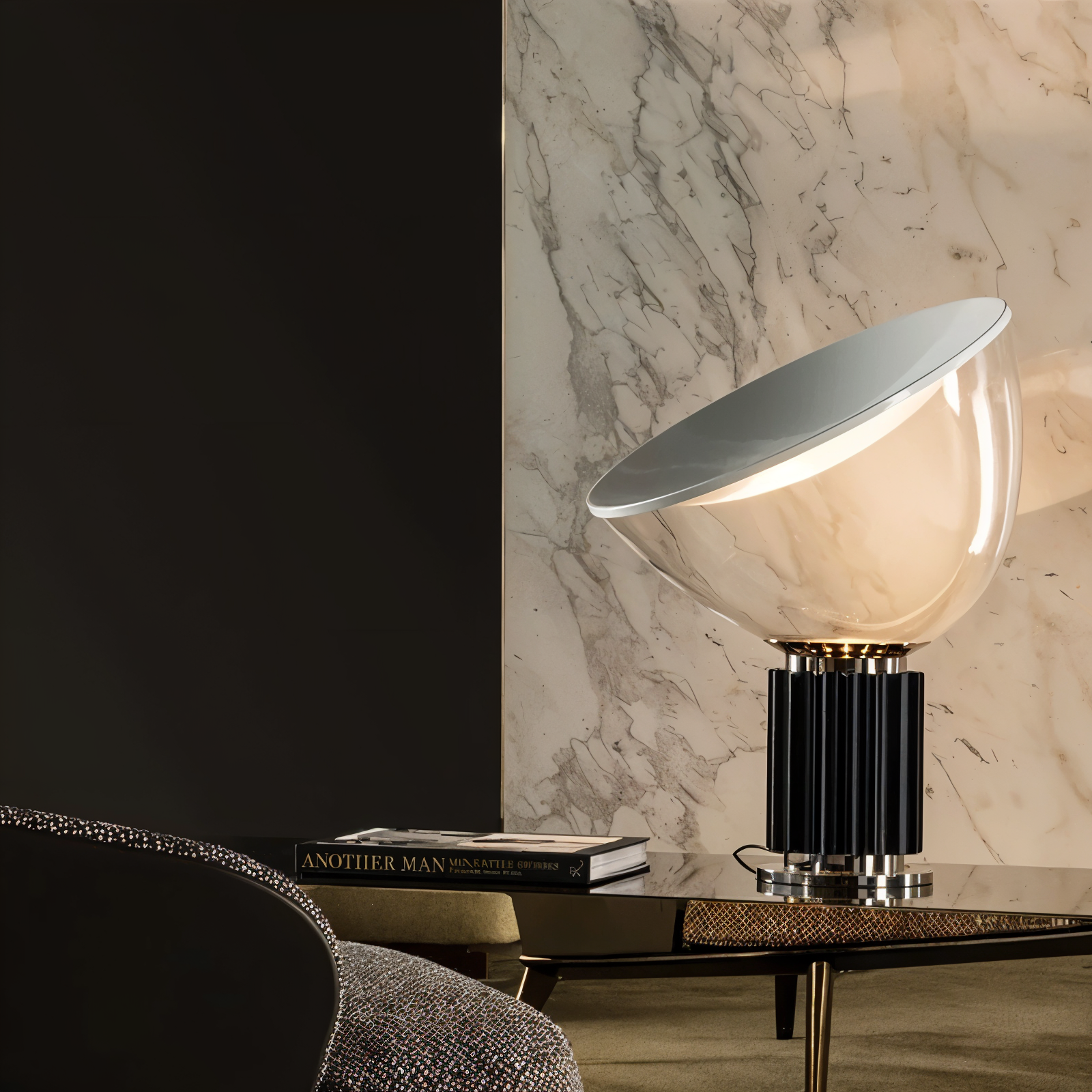 Sculptural Dome Table Lamp