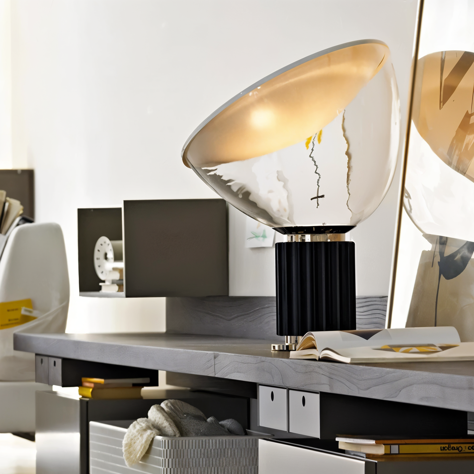 Sculptural Dome Table Lamp