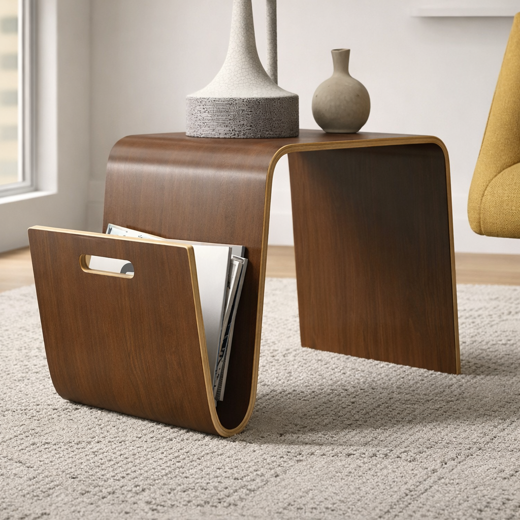 Arcus Bentwood Side Table