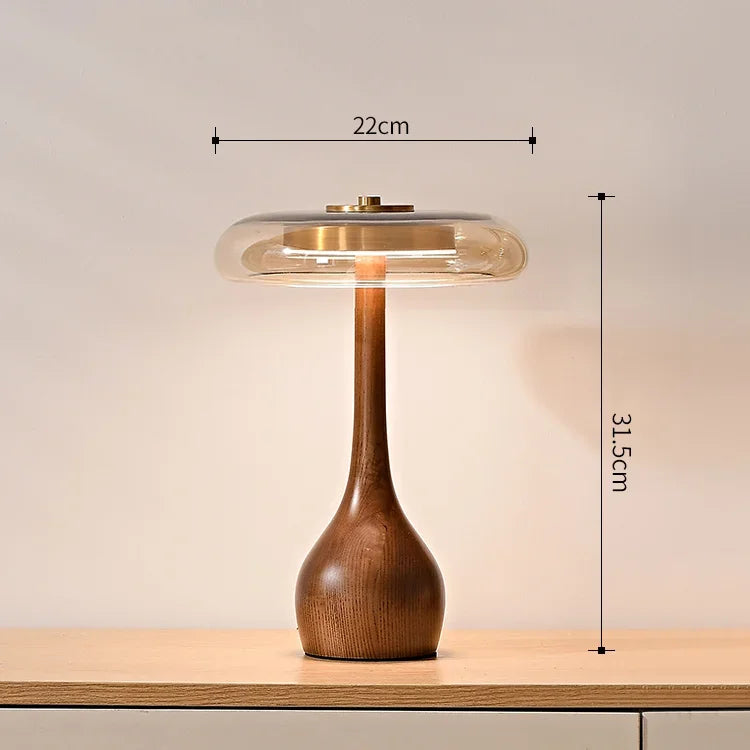 Aero Wood Glow Table Lamp