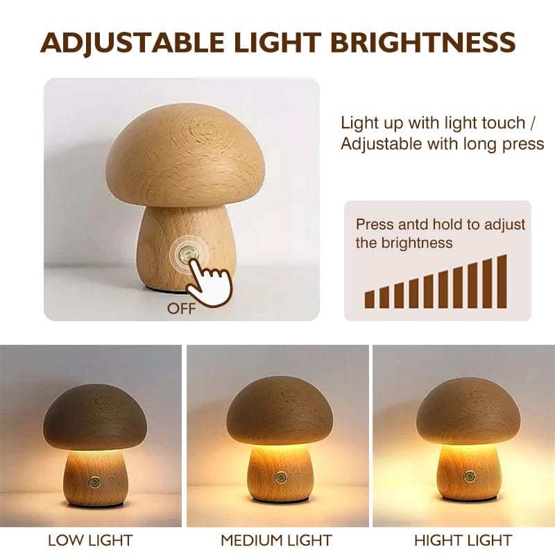 Misty Mushroom Desk Lamp