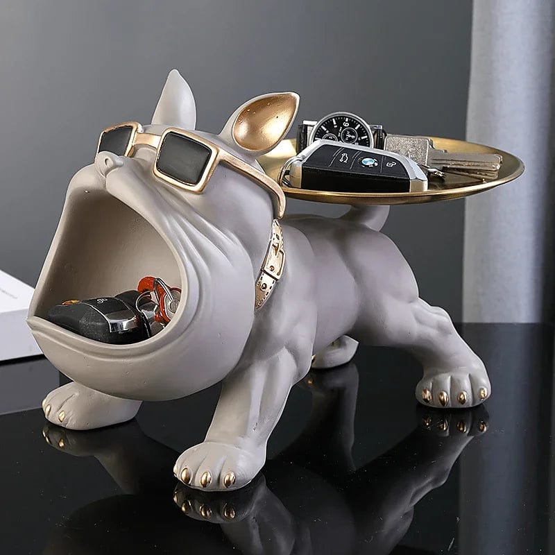 Hungry Bulldog Sculpture