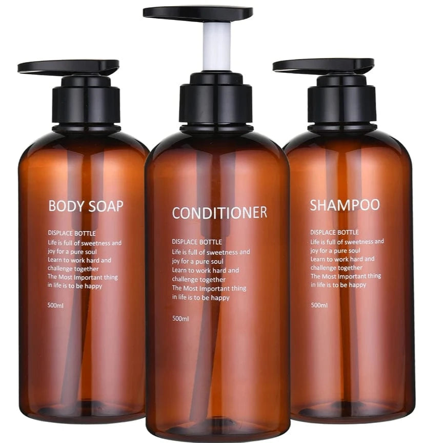 Opaline Shampoo and Conditioner Bottles Dispenser